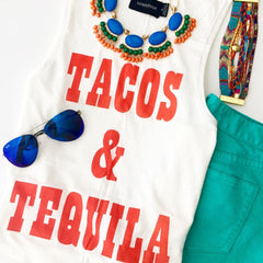 Fan Fringe Statement Necklace- Blue