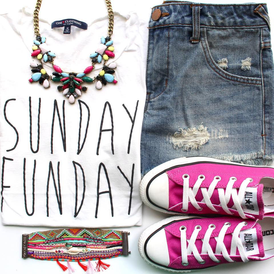 Technicolor Floral Necklace