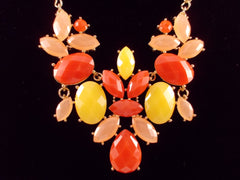 Sunset Jewels Statement Necklace