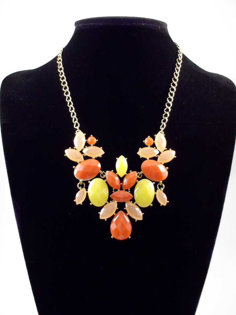 Sunset Jewels Statement Necklace