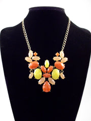 Sunset Jewels Statement Necklace