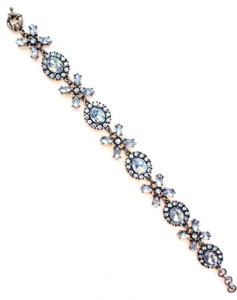 Crystal Floral Garland Bracelet