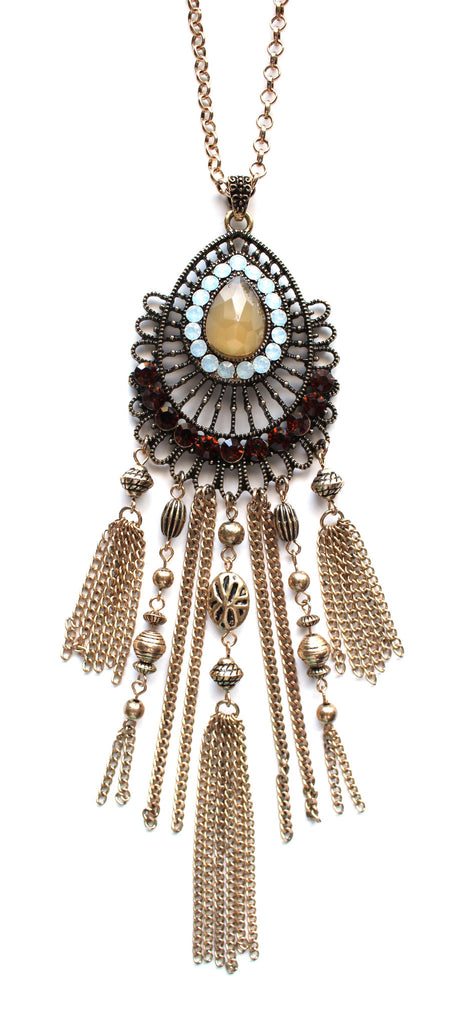 Dreams Come True Jeweled Long Necklace