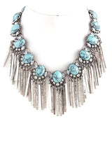 Boho Fringe Envy Statement Necklace
