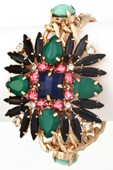 Acrylic Square Jewel Pendant Bracelet