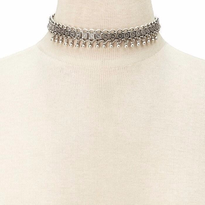 Charlotte Blooms Choker Necklace