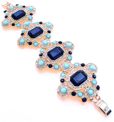 Vintage Inspired Jeweled Bracelet