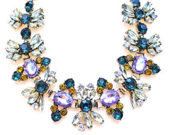 Luxe Vintage Inspired Crystal Statement Necklace