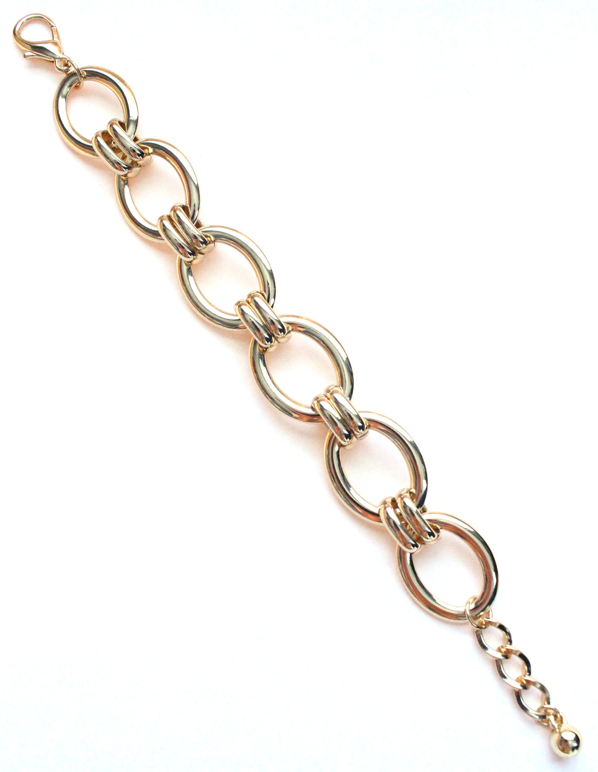 Chain Linked Gold Plated Bracelet