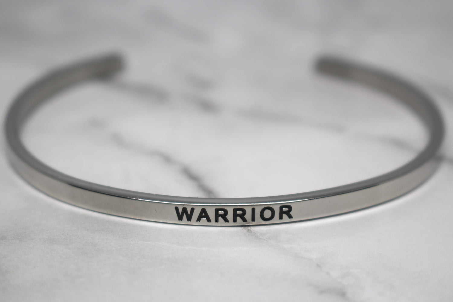 WARRIOR* Cuff Bracelet- Silver