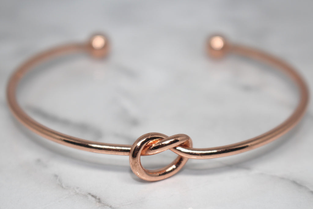 Infinity Cuff Bracelet- Rose Gold