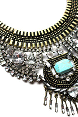 Delilah Brass & Shine Necklace