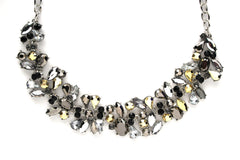 Karyn Cluster Metallic Necklace