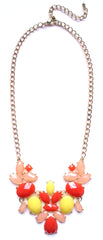 Sunset Jewels Statement Necklace