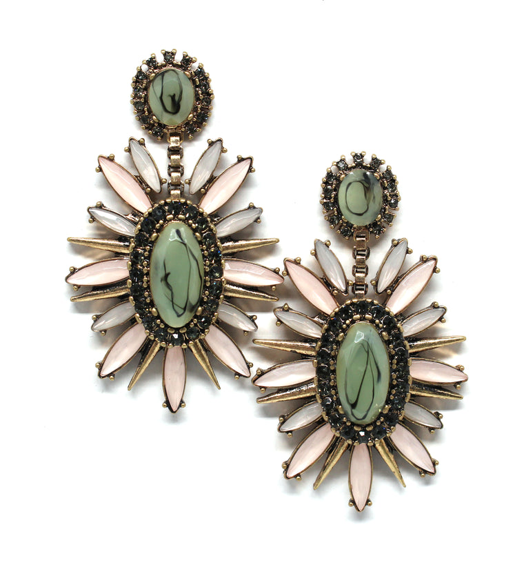 Charlotte Bloom Statement Earrings