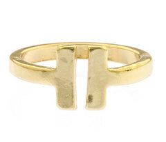 T Square Ring- Gold