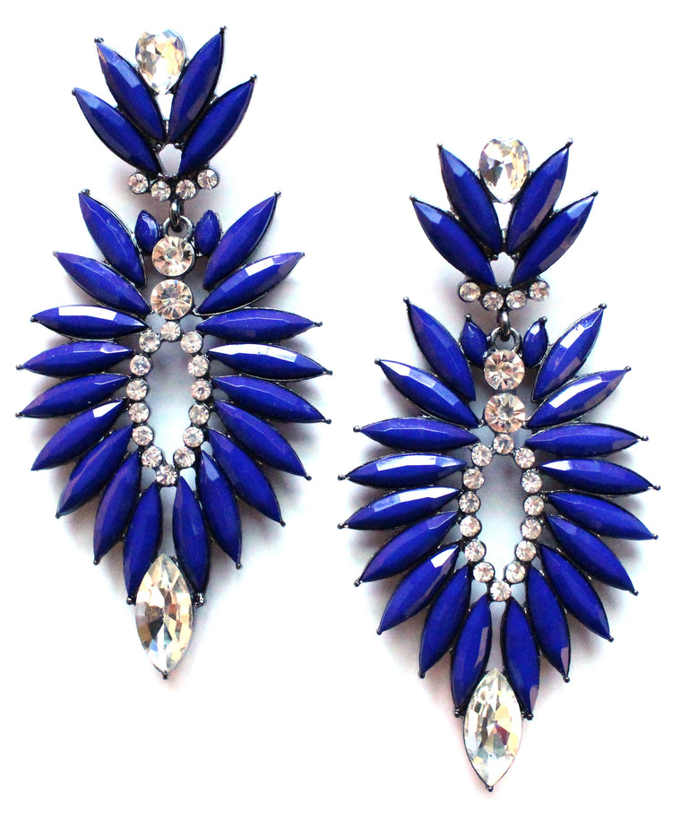 Royal Spikes Sparkle Earrings