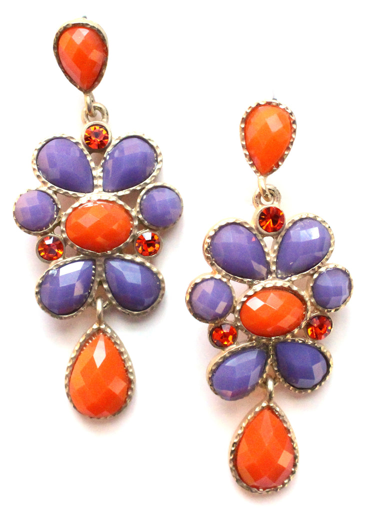 Darling Jeweled Dangle Earrings