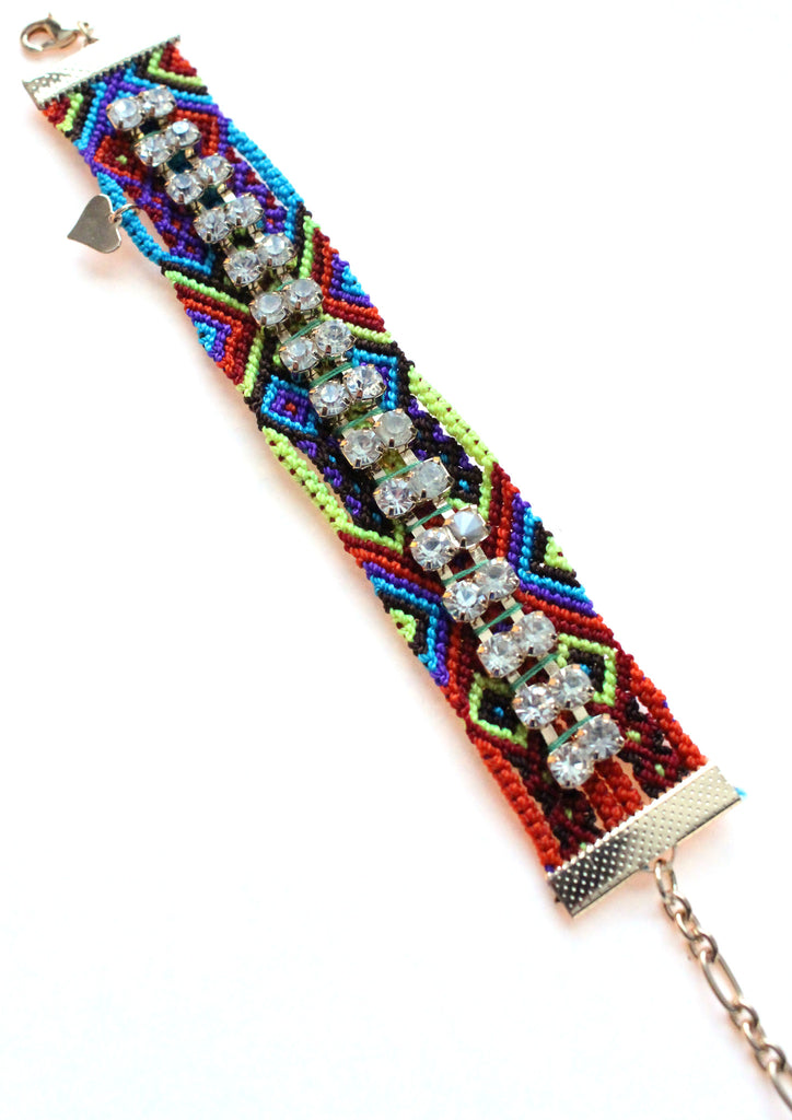 Folkloric Crafted Sparkle Bracelet- 3 Color Options