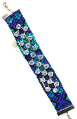 Folkloric Crafted Crystal Cluster Bracelet