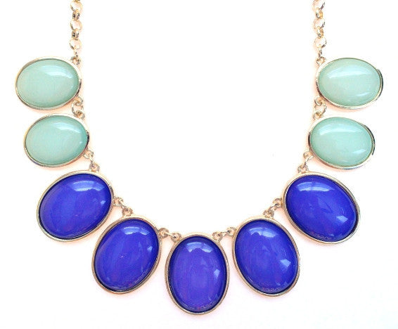 Colorblock Jewels- Blue