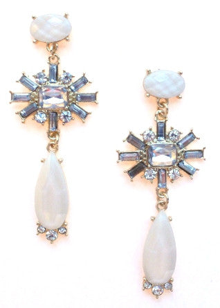Simply Elegant Jeweled Earrings