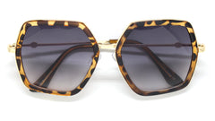 Genevieve Over-sized Sunglasses- Tortoise Frame