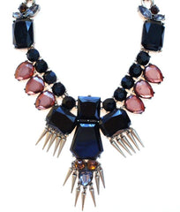 Luxe Golden Fringe Statement Necklace