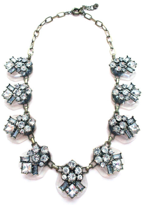 Crystal Clear Collar Necklace