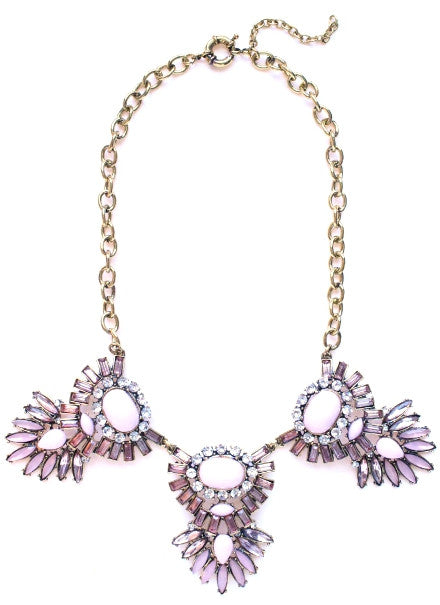 Pretty in Pale Pink Statement Necklace