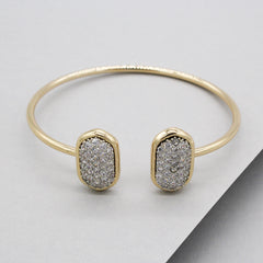 Alice Shimmer Cuff Bracelet- Gold
