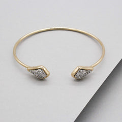 Bianca Shimmer Cuff Bracelet- Gold