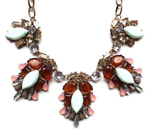 Mint Seed Clusters Necklace