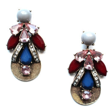 Stacked Jewel Earrings
