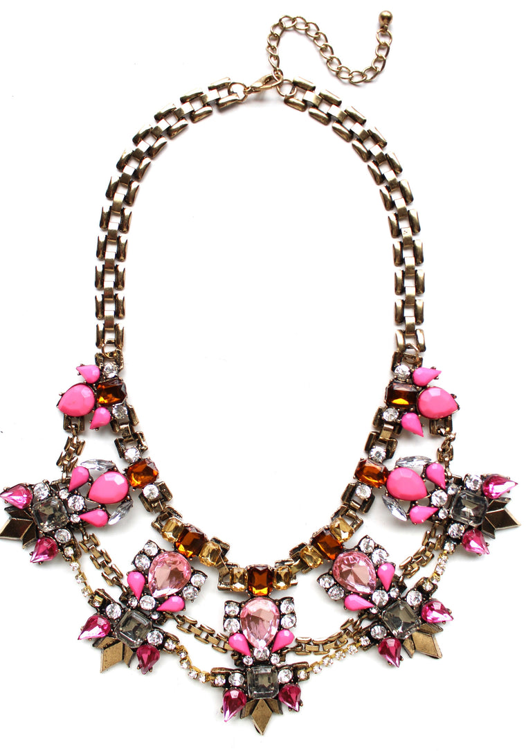 Pink Paradise Statement Necklace