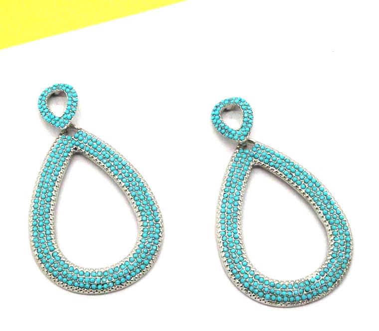 Azure Turquoise Earrings