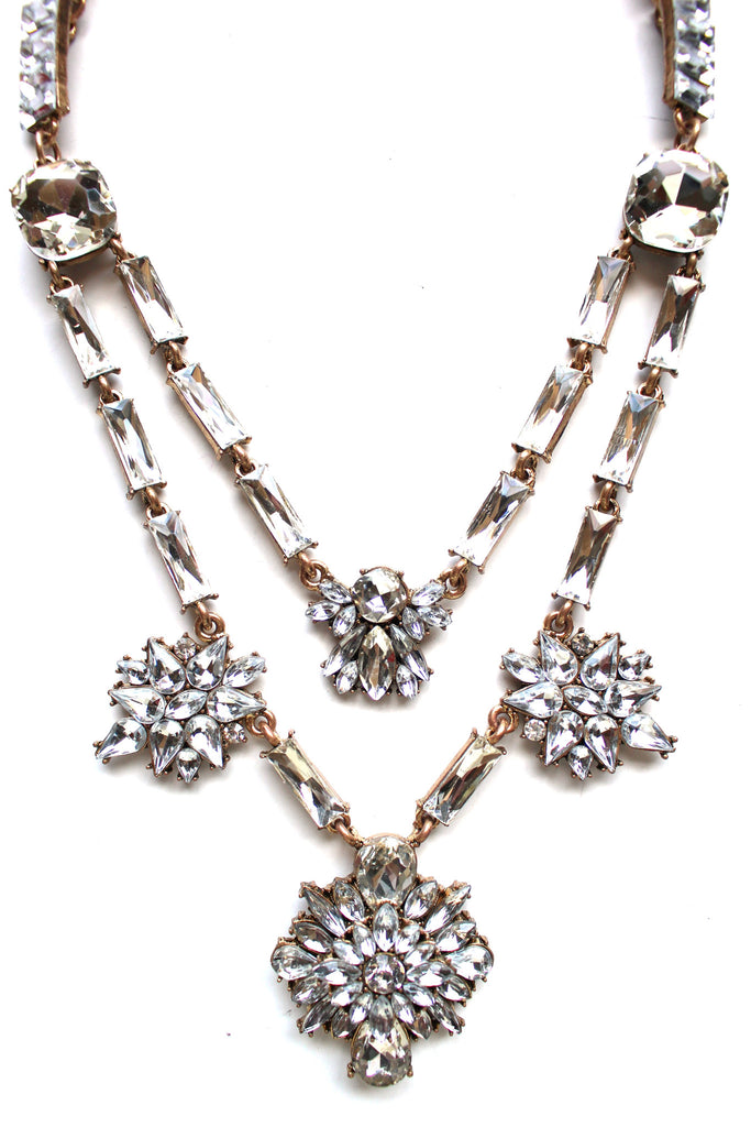 Luxe Double Layer of Sparkle Necklace