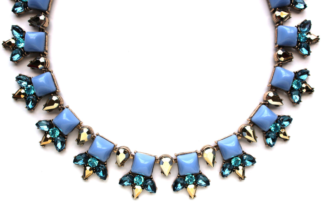 Luxe Crystal Spike Collar Necklace