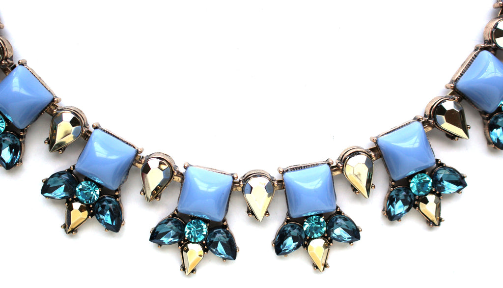 Luxe Crystal Spike Collar Necklace