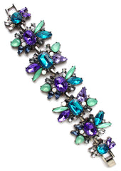 Magically Floral Crystals Bracelet