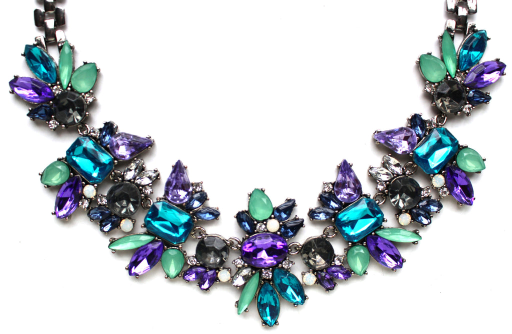 Magically Floral Crystals Necklace