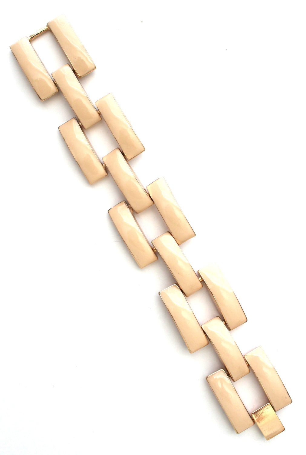 Square Enamel Link Bracelets- 10 Color Options