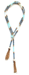 Multi-way Jeweled Tassel Necklace