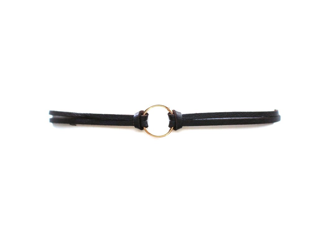 Ring Edge Choker Necklace