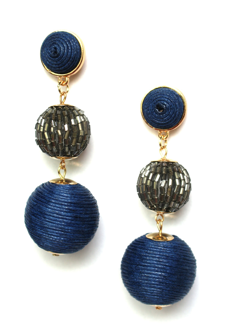 Dazzling Azure Drop Earrings