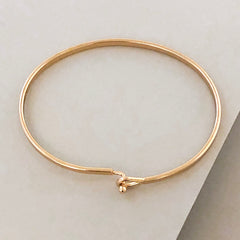 'Wifey' Dainty Bangle Bracelet-Gold