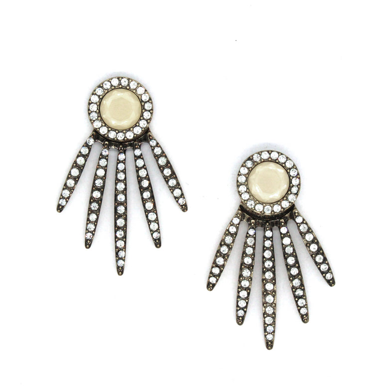 Whitney Spike Ear Jacket Earrings