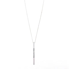 SOUL SISTERS Engraved Bar Necklace- 3 COLOR OPTIONS