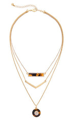 Timeless Tortoise Layered Necklace